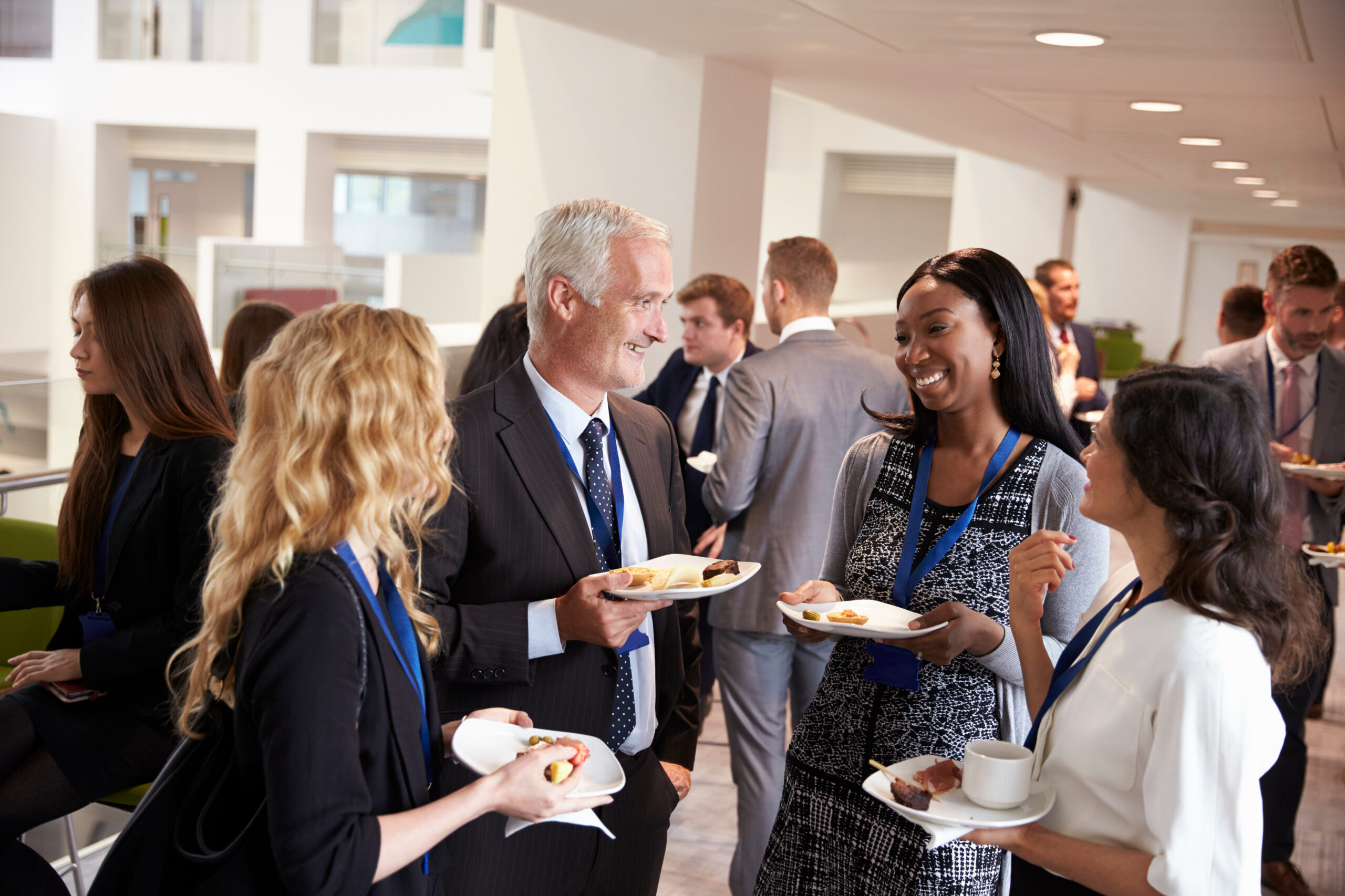 Networking During Conference Lunch Break